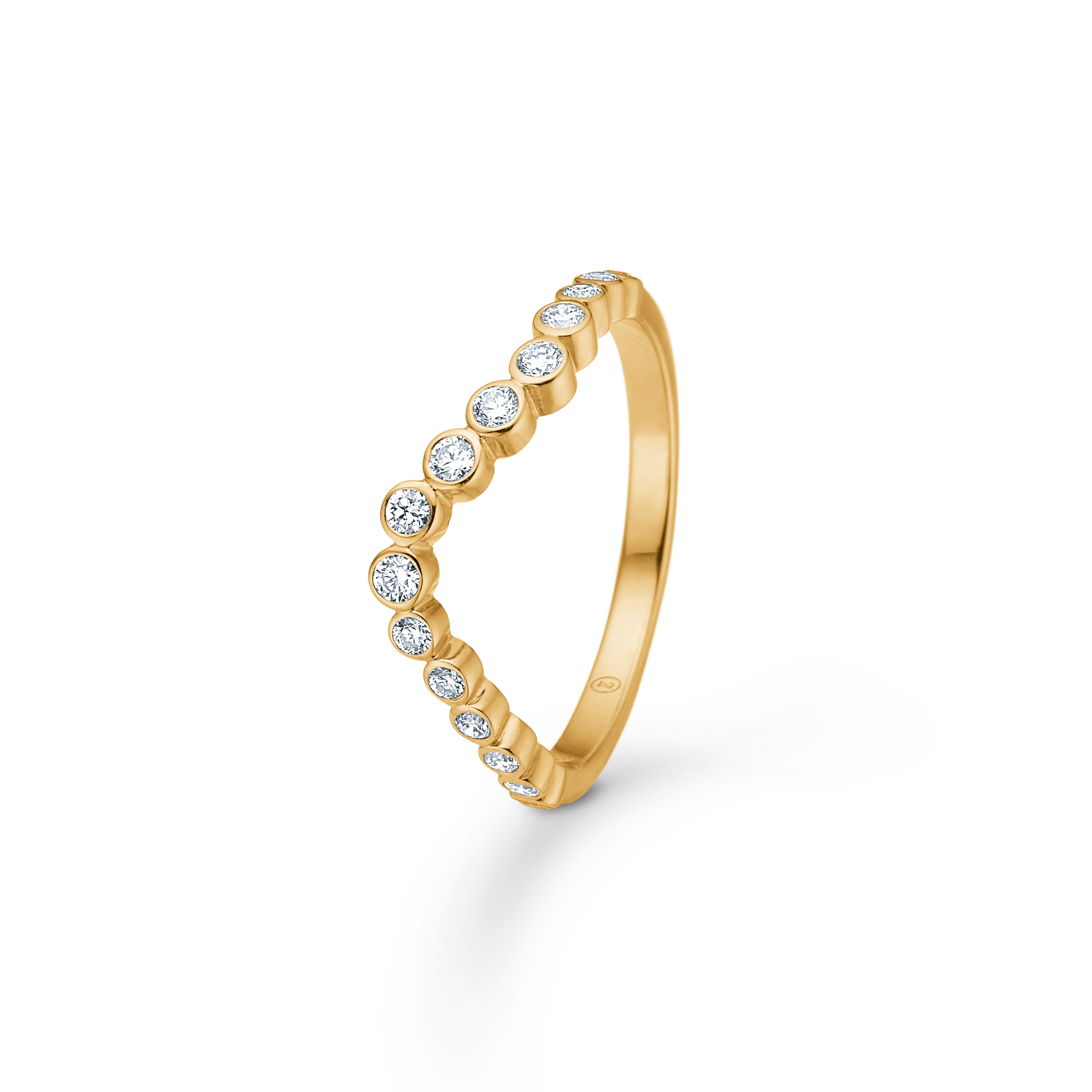 Mads Z Freya 14kt Guld Ring med Diamanter - Elegance