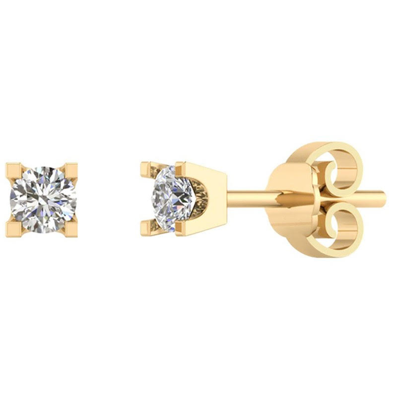 Henrik Ørsnes Design Øreringe i Guld med Diamanter