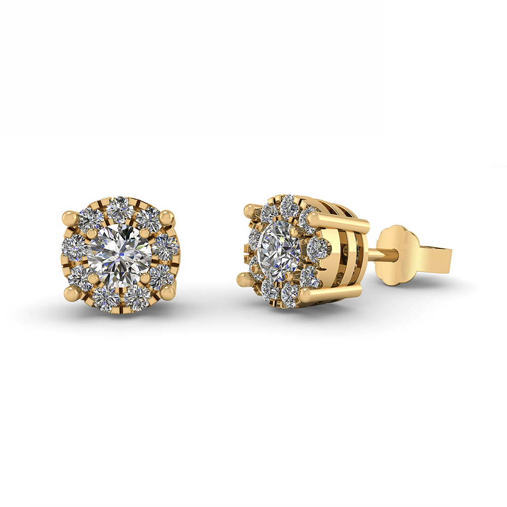 Henrik Ørsnes Design Øreringe i Guld med Diamanter