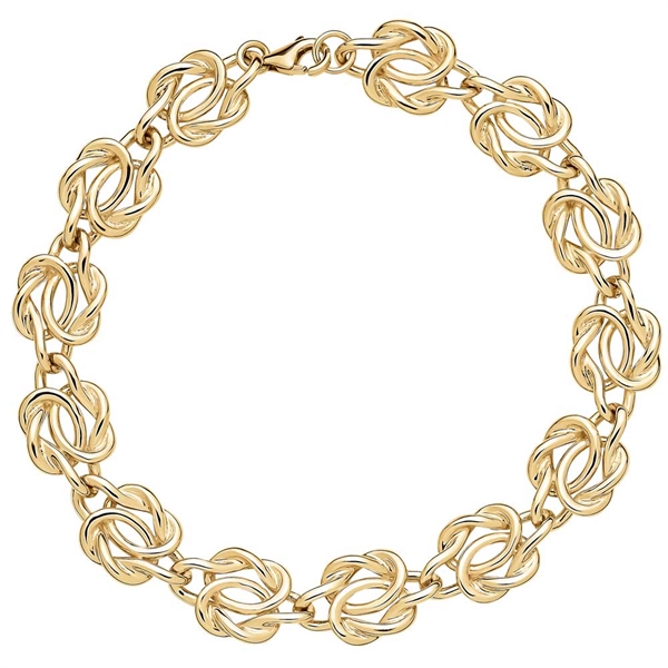 Eksklusivt Flettet Guldarmbånd - BY LUND COPENHAGEN