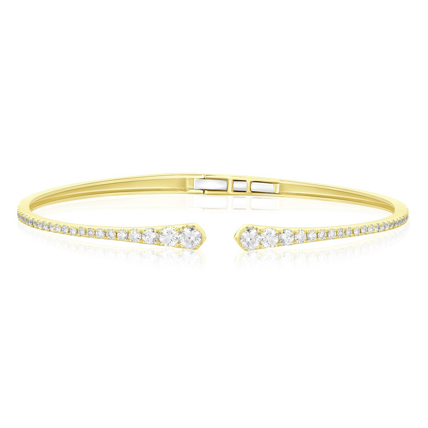 Eksklusivt Hvid Diamant Armbånd Thea i Guld eller Hvidguld