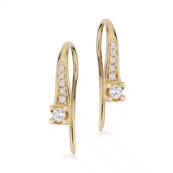 Kleopatra Queen Øreringe i Guld fra Scrouples