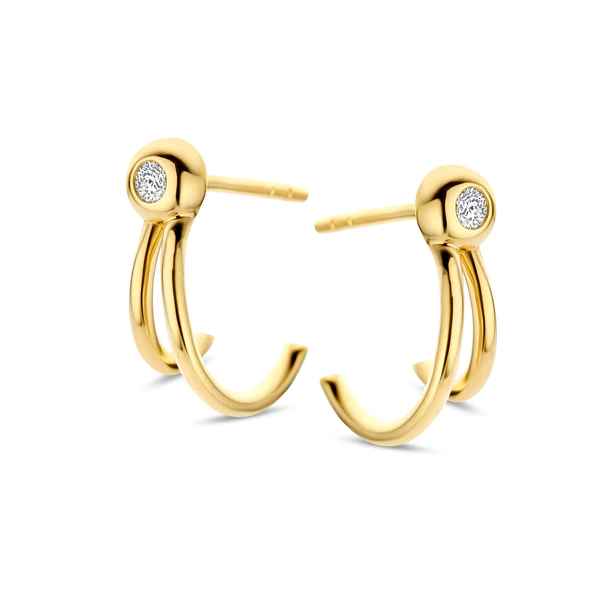 Spirit Icons Jaida Ørestikker i Guld med Diamanter