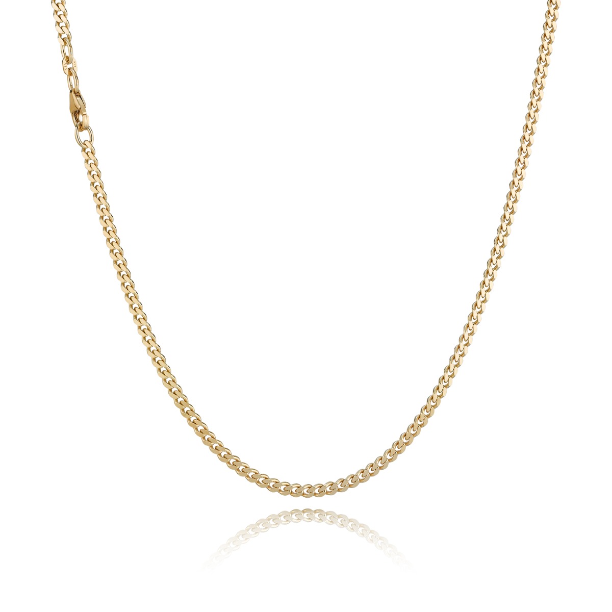 Bnh Panser Facet Guld Halskæde P8115h - Black Friday Tilbud