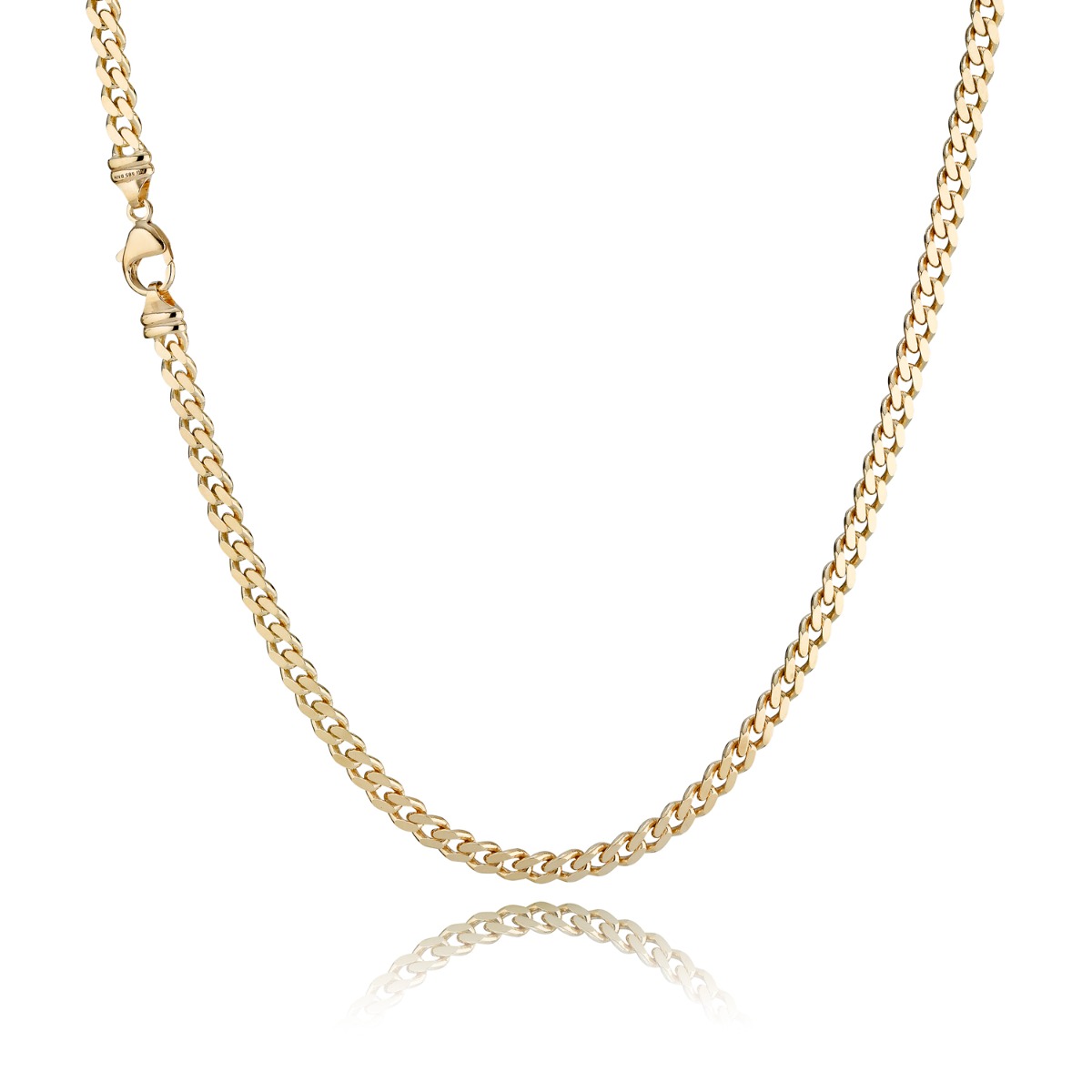 Panser Facet Guld Halskæde - Fantastisk Tilbud!