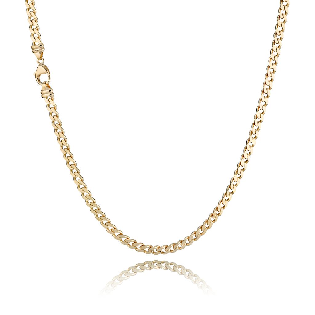 Bnh Panser Facet Guld Halskæde - Fantastisk Tilbud!